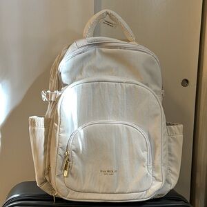 Isaac Mizrahi White Backpack